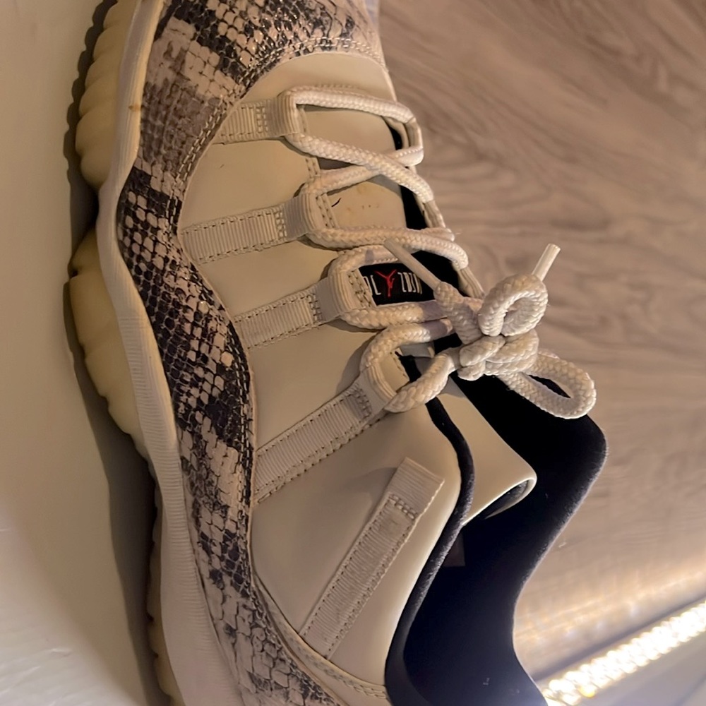 Jordan retro 11 snake skin with box